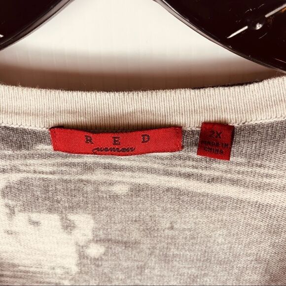 CYRUS Cardigan Long Sleeve Button Up Sweater Multi Color Print Women's Size 2X - Picture 5 of 8